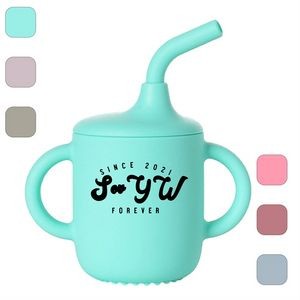 Creative Baby Food Grade Silicone Drinking Mug MOQ 100