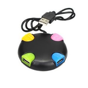 Round Shape Colorful USB HUB