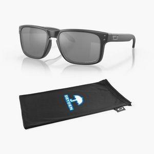 Oakley Holbrook Polarized Unisex Sunglasses, Matte Black, Prizm Black, Size 55