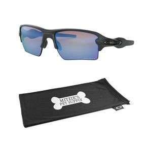 Oakley Flak 2.0 XL Polarized Unisex Sunglasses, Matte Black, Prizm Deep Water, Size 59