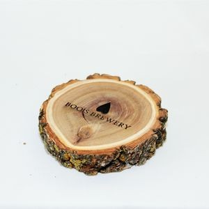 Log Wood Coaster