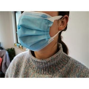 High-filtration efficiency Blue Disposable Mask in Stock