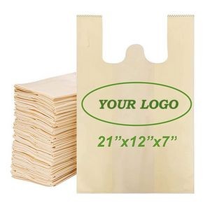Non-woven Reusable Eco-Friendly Grocery T-Shirt Shopping Bags