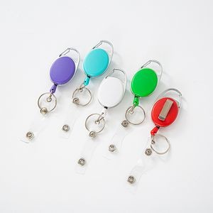Oval Shape Reel with Carabiner