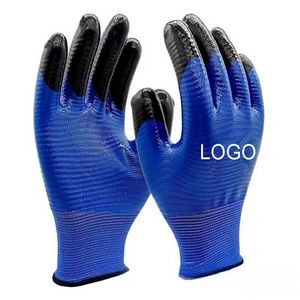 Nitrile Coated Full Hanging Safety Gloves