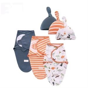 Baby Swaddle Wrap with Hat