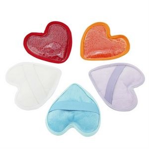 Heart Hot/Cold Pack with Plush Backing
