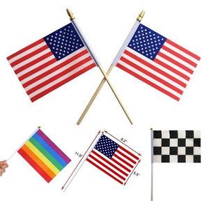 Mini Hand Held Flags on Stick