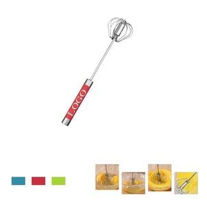 Stainless Steel Semi-Automatic Handhold Push-Type Egg Beater