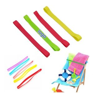 Silicone Beach Towel Bands/Clips