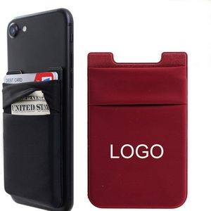 Lycra Sticky Phone Wallet Card Holder