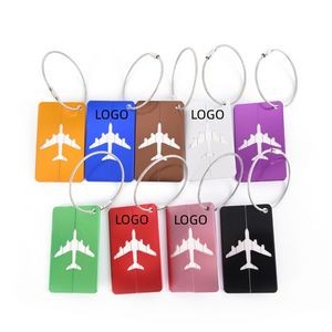 Baggage Tags Card Holders with Stainless Steel Loops