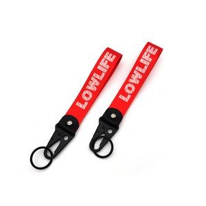 Wrist Strap Lanyard Motorcycle Keychain with Eagle Hook