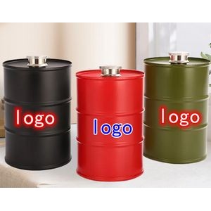 400ml/15oz Barrel shaped Stainless Steel Hip Flask