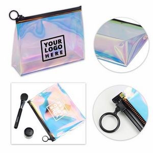 PVC Waterproof Laser Shining Cosmetics Travel Bag