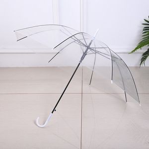 Basics Clear Lightweight Rainproof and Windproof Bubble Umbrella