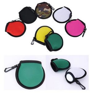 Golf Ball Cleaner Pouch With Clip