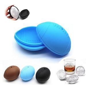 Silicone Rugby Football Ice Cube Mold