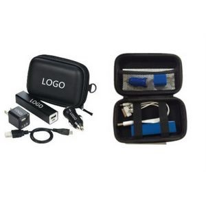 Portable Power Bank Gift Set, Travel Kit, Car Chargers Suit