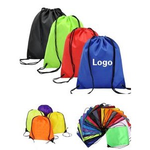 Eco-friendly Non-Woven Drawstring Backpacks (13"x16")