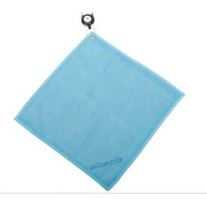 Custom Golf Towel With Retractable Rope Buckle