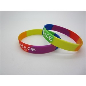 Rainbow Segmented Bracelet Wristband