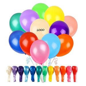 12" Rainbow Party Balloons,Biodegradable Latex Balloons,Custom Balloons