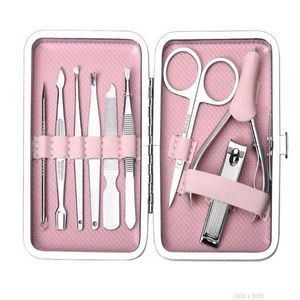 9 Piece Set of Nail Clippers and Manicure Tools