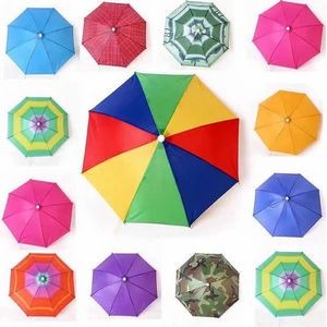 Custom Rainbow Umbrella Hat