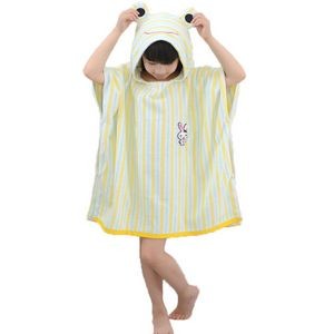 Terry Cloth Hooded Robe For Kids