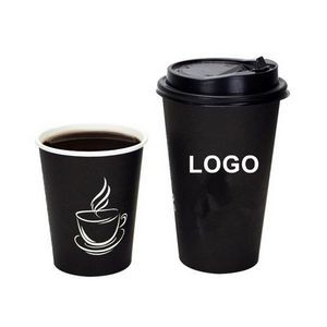 12oz Coffee Paper Cups with Lids