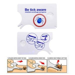 Plastic Tick Removal Card