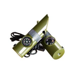7 In 1 Whistle Outdoor Survival Supplies