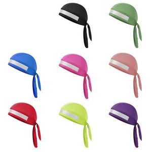 Outdoor Headband Sports Riding Pirate Hat with Reflective Strip