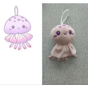 Customized Cute Soft Stuffed & Plush Animal Toy Doll Keychain