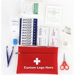 Small Travel First Aid Kit, 12 in 1 Emergency Kits