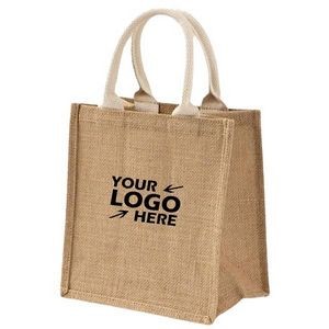 Reusable Burlap Tote Bag