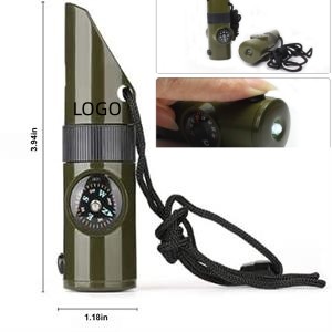 Portable Multi Function Survival Whistle with Compass