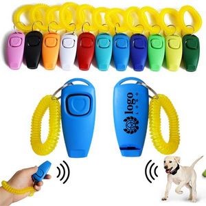 Pet Dog Training Sound Clicker With Whistle