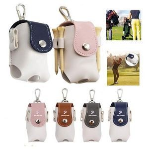 Portable Golf Ball Storage Pouch with Hook