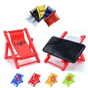 Mini Foldable Beach Chair Cell Phone Holder