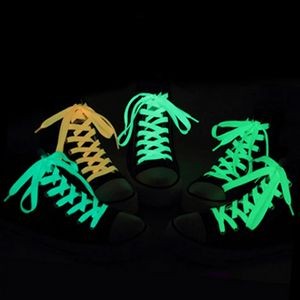 Glow in the Dark Flashing Flat Shoelaces