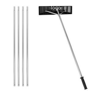 Extendable Aluminum Snow Rake ,5ft-20ft Sturdy Lightweight PP Snow Removal Tool