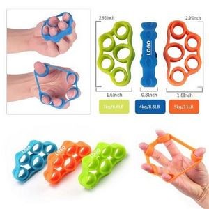 Silicone Hand Training Elastic band Finger Rings