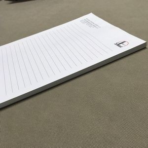 Custom A5 sticky notepad with logo, notepad