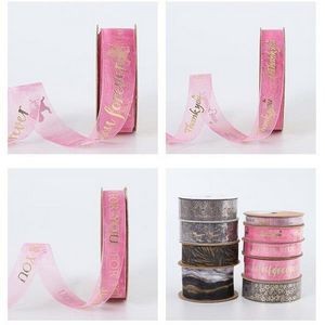 3CM By 100 Meters Bronzing Snow Gauze Ribbon Gift Wrapping
