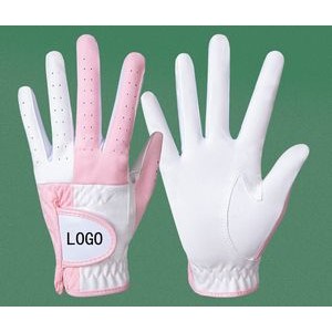 Women's Golf Non slip Fiber Cloth Gloves