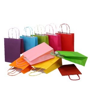 Customized Kraft Paper Shopper Tote Bag