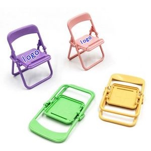 Mini Foldable Chair Phone Holder