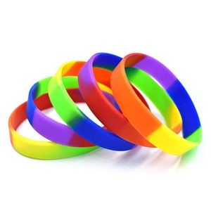 Silicone Rainbow Bracelet